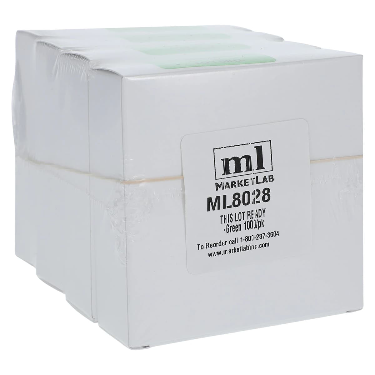 Marketlab This Lot Ready For Use Label, Green, 1-3/4" x 1", 1000/Roll - This Lot Ready For Use Label - Image 1
