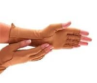 Isotoner Therapeutic Gloves, Nylon/Spandex, Medium, 1 Pair - Gloves Therapeutic - Image 1