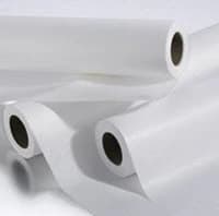 Graham Medical Exam Table Paper, Smooth, White, Pediatric, 14.5 in x 225 in, 12 Rolls/Case - Table Paper Smooth Std White - Image 1