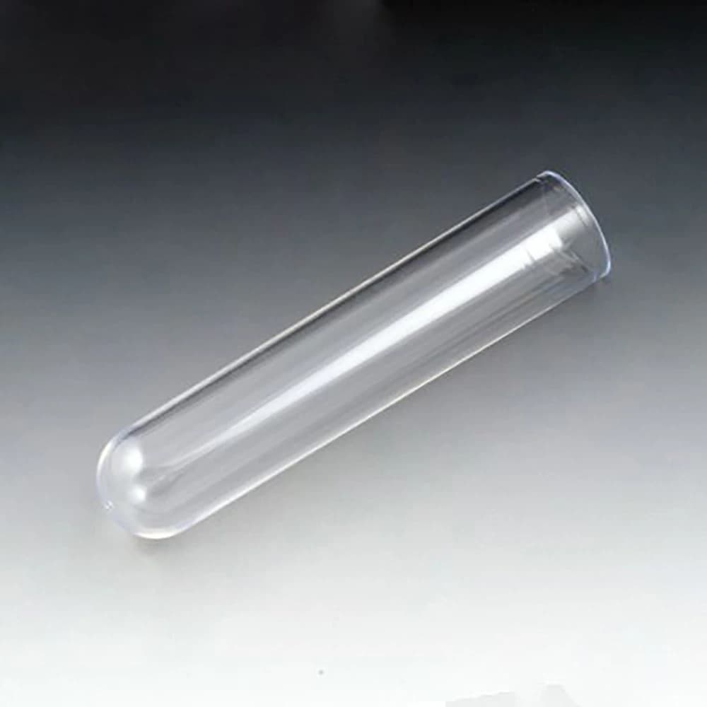 Test Tube Polystyrene w/o Rim, 8mL, 16x75mm, Rimless Round Bottom, Autoclavable, Disposable, 1000/Case - Test Tube Polystyrene w/o Rim - Image 1