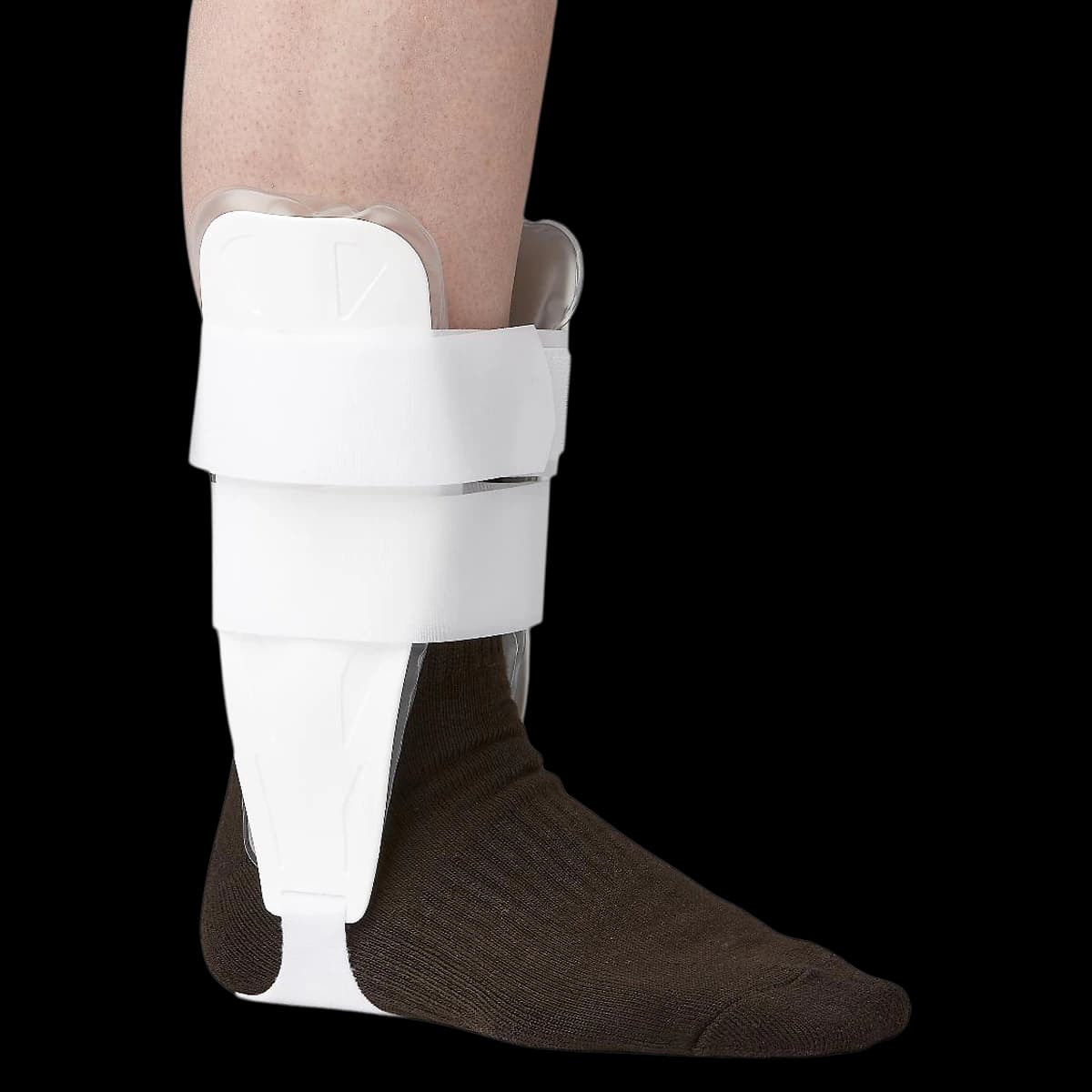 Medline Stirrup Ankle Air/Foam Brace, Adult, One Size, 10x6x5" - Stirrup Ankle Air/Foam - Image 1