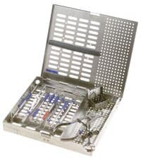 Thompson™ Instrument 10 Cassette, Stainless Steel, 8" x 9" x 1-1/8", 10-Instrument Rack, 3-089110 - Thompson™ Instrument 10 Cassette – 10 Instrument Rack - Thompson™ Instrument 10 Cassette – 10 Instrument Rack - Image 1