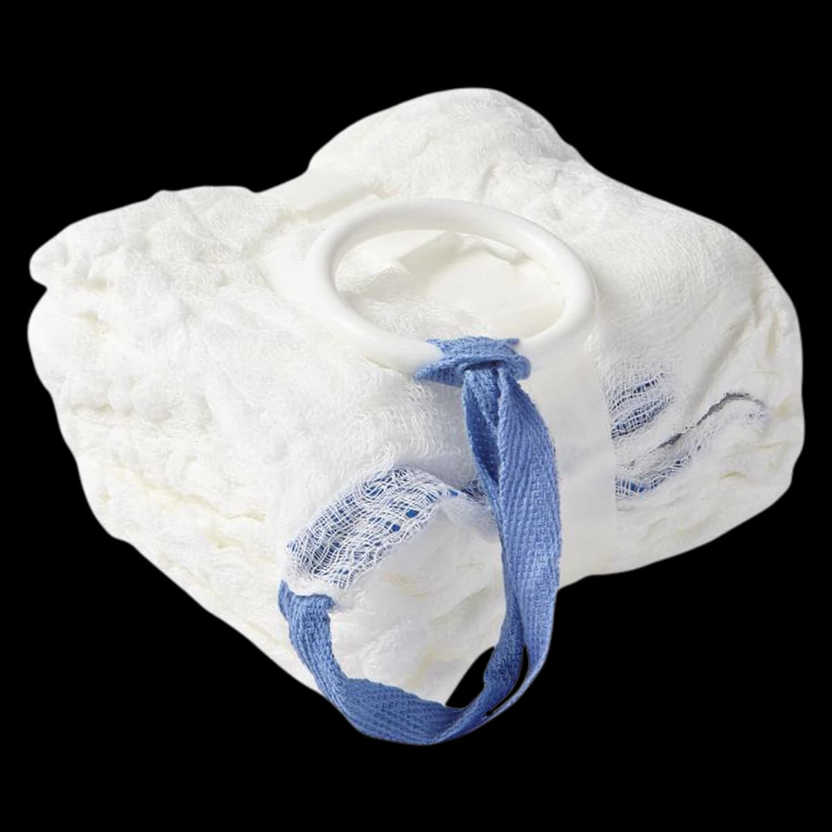Medline Pre-Washed Laparotomy Sponge with Ring, 18x18", Sterile, X-Ray Detectable - Sponge Lap w/Ring XR ST - Image 1