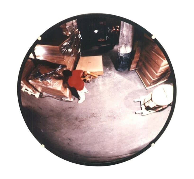 See-All Round Glass Convex Mirror, 18" Diameter, Corner Mount, Each - See-All Mirror Rnd Gls Corner - Image 1