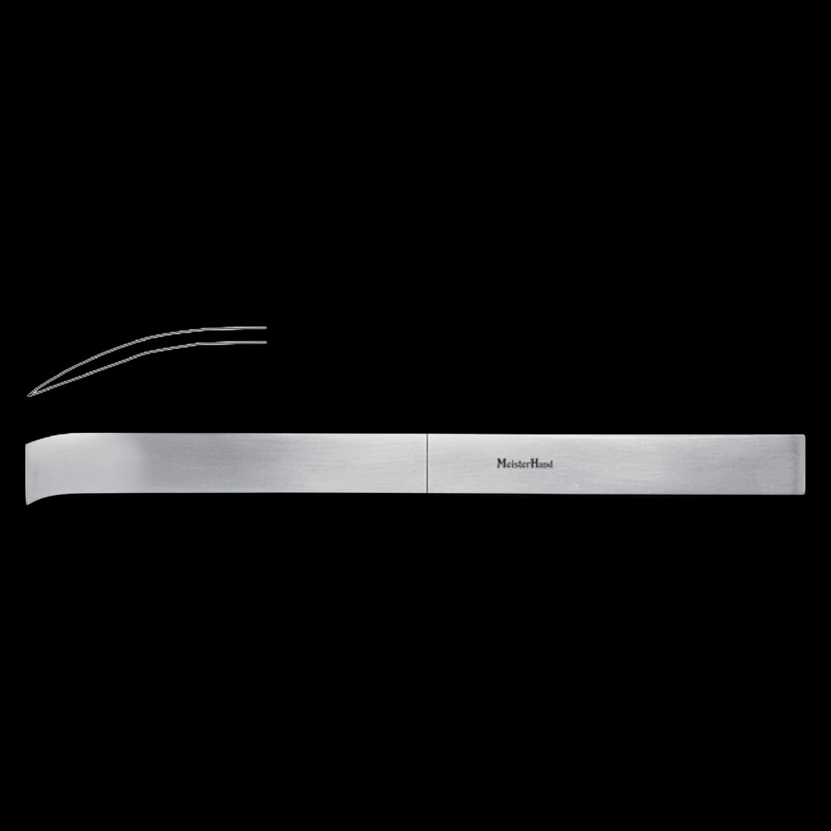 Miltex-Integra Meister-Hand Lambotte Osteotome, Curved, Stainless Steel, Reusable - Osteotome Lambotte Cvd - Image 1