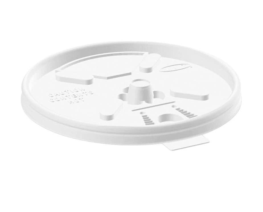 Dart Container Coffee Cup Lids Lift-N-Lock with Straw Slot, 12 oz, 1000/Case - Coffee Cup Lids Lift-N-Lock - Image 1