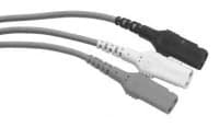 Conmed ECG Snap-On Lead Wire, 3-Lead Set, 40" Length, 3/Pkg - Lead Wire ECG Snap-On 40" - Image 1