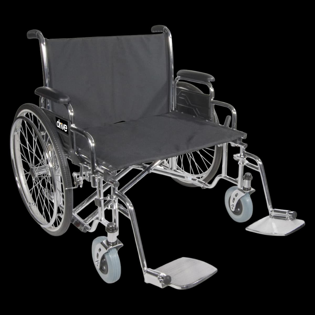 Drive Medical Sentra EC Transport Wheelchair, 28" HD XX-Wide, 700 lb Capacity - Wheelchair 28"HD XXWide 700LBS - Image 1