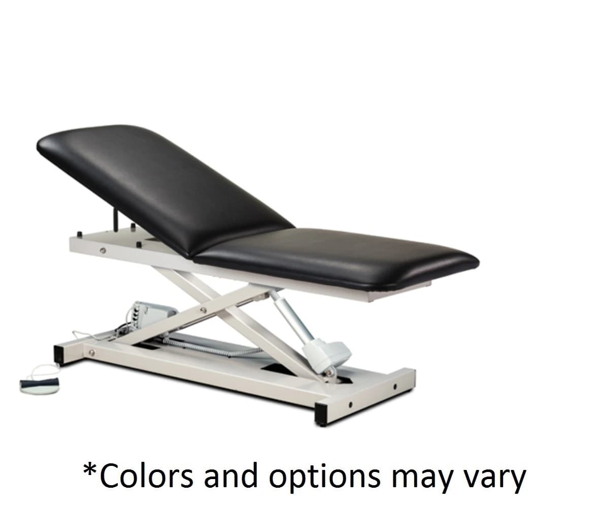 Clinton Industries Power Treatment Table with Adjustable Backrest, 450 lb Capacity, Color to be Specified - Table Power w/Adj Backrest - Image 1