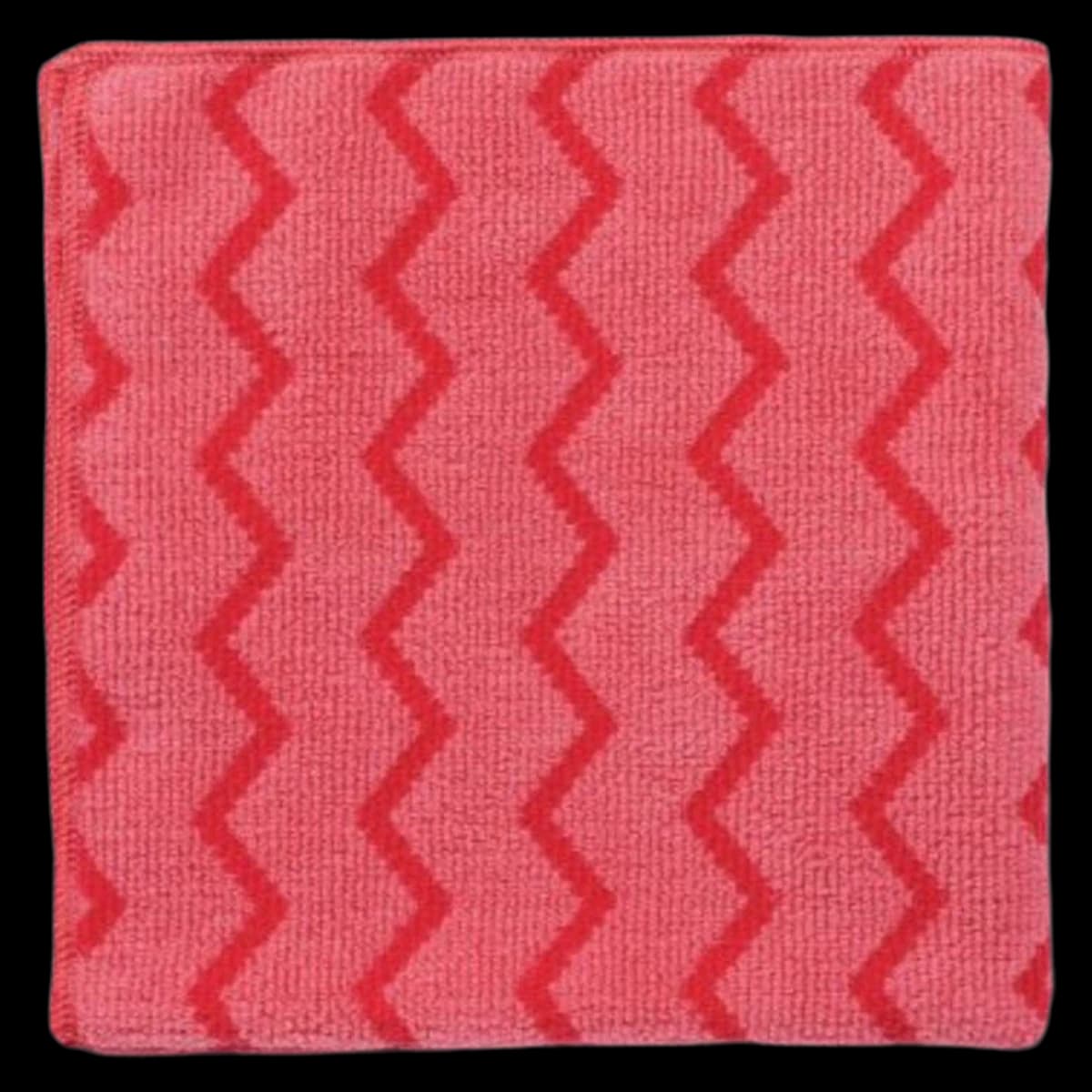 Rubbermaid Commercial Microfiber Cleaning Cloths, 16x16 in, Red, 12/Pack - Rubbermaid Commercial Microfiber Cleaning Cloths - Image 1