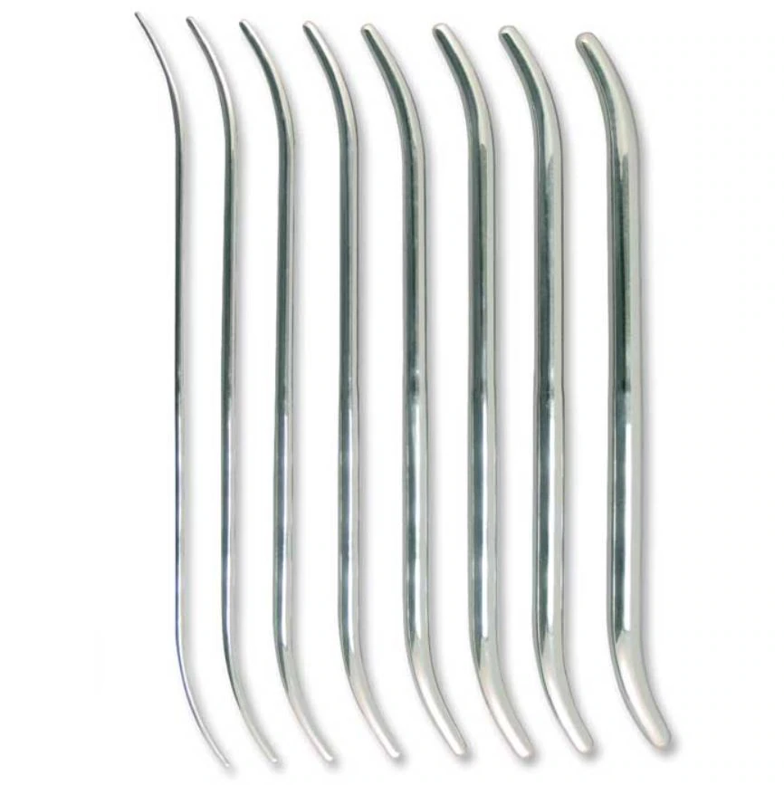 Gynex Corporation Pratt Uterine Dilator Set, 29.5cm, Stainless Steel, Autoclavable, Reusable, 8/Set - Dilator Uterine Set Pratt - Image 1