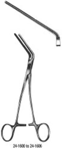Miltex Debakey Multipurpose Clamp, 60 Degree Obtuse Angle, 8-1/4" (21 cm), Stainless Steel - Clamp Debakey Angled Multipurp - Image 1