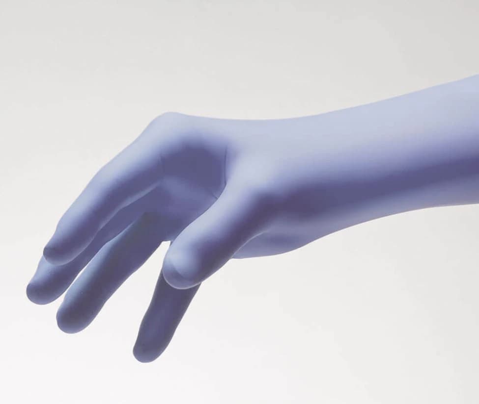 Innovative Pulse XXL Nitrile Examination Gloves, Powder Free, Non-Sterile, Textured, Aqua Blue, 10/Bx, 1800/Case - Innovative Pulse XXL Nitrile PF Txt Glove (180) - Image 1