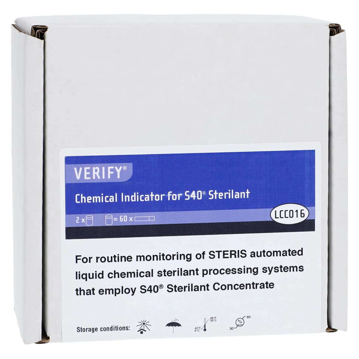 Steris Verify Chemical Indicator Strips, 120/Box - Verify Strips Chem Indicator - Image 1