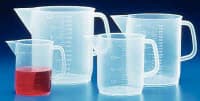 Lab Net International Polypropylene Graduated Beaker, 3000mL, Translucent, Each - Beaker Grad 50-3000mL Polypro - Image 1