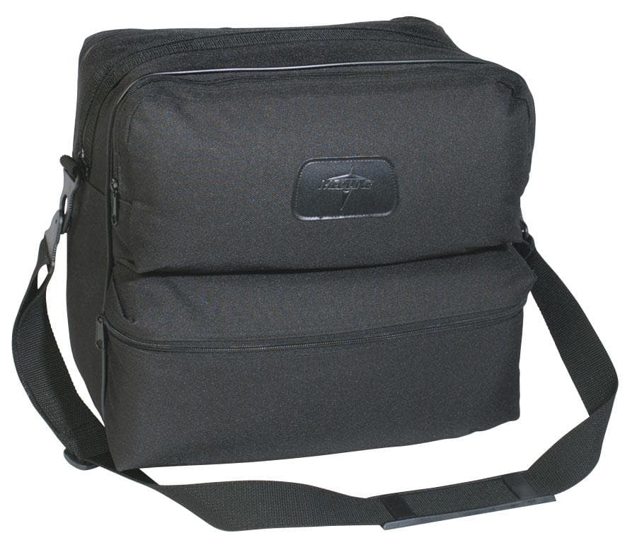 Medline Nurse Bag, Black, 13" x 12" x 7", Zipper Closure, Detachable Shoulder Strap - Nurse Bag Black 13x12x7" - Image 1