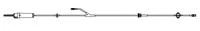 CareFusion Microbore IV Administration Set, Needleless Y-Extension, 96" Tubing, Fixed Male Luer Lock, 20 Drops/mL, Priming Volume 14mL, 50/Case - Tubing Microbore Fixed Male LL - Image 1