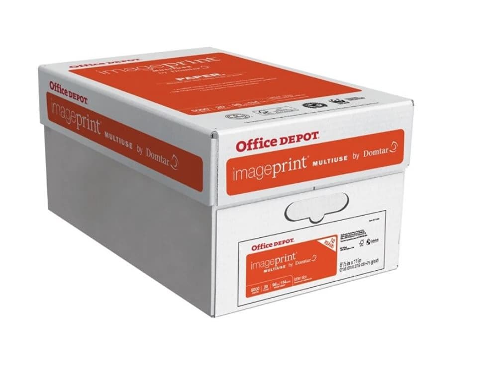 Paper Image Multi-Use White 8.5x11, 500/Ream, 10/Case - Paper Image Multi-Use Wht - Image 1