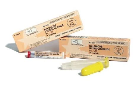 Naloxone HCl Injection 1mg/mL No Needle Luer-Jet Prefilled Syringe 2mL, 10/Package - Naloxone Inj Syr No Needle 2mL - Image 1