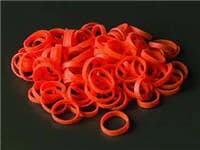 Civco Medical Instruments Transducer Cover Band, Non-Sterile, Latex-Free, 100/Box - Bands f/Transducer Cover NS LF - Image 1