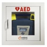 Zoll Powerheart Semi-Recessed AED Wall Cabinet, Metal, Each - Wall Cabinet AED Semi-Recessed - Image 1