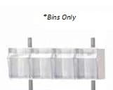 Tilt Bin, White, 5 x 5-1/2 x 7-1/2" (Each) - Bins Tilt 4 Bins f/Cart - Image 1