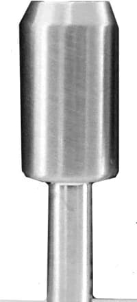 A. Titan Instruments Cylindrical Tissue Punch, 4mm, 8mm Length, Stainless Steel, 389.04 - 4mm Cylindrical Tissue Punches - Image 1