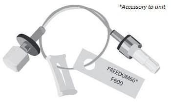 Koru Medical Systems Freedom60 Pump Administration Set, 275 mL/hr, 50/Box - Pump Admin Tbg f/Freedom 60 - Image 1