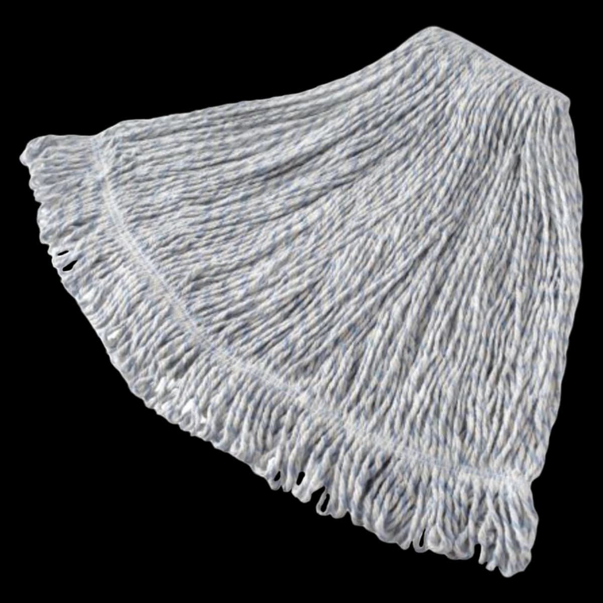Mop Finish Web Foot Looped, 4-Ply, White, 6/Pack - Mop Finish Web Foot Looped - Image 1