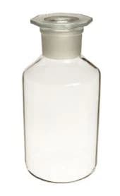 Wheaton Scientific Clear Glass Bottle with Stoppers, 250 mL, 10/Case - Bottle Glass Clear w/Stoppers - Image 1