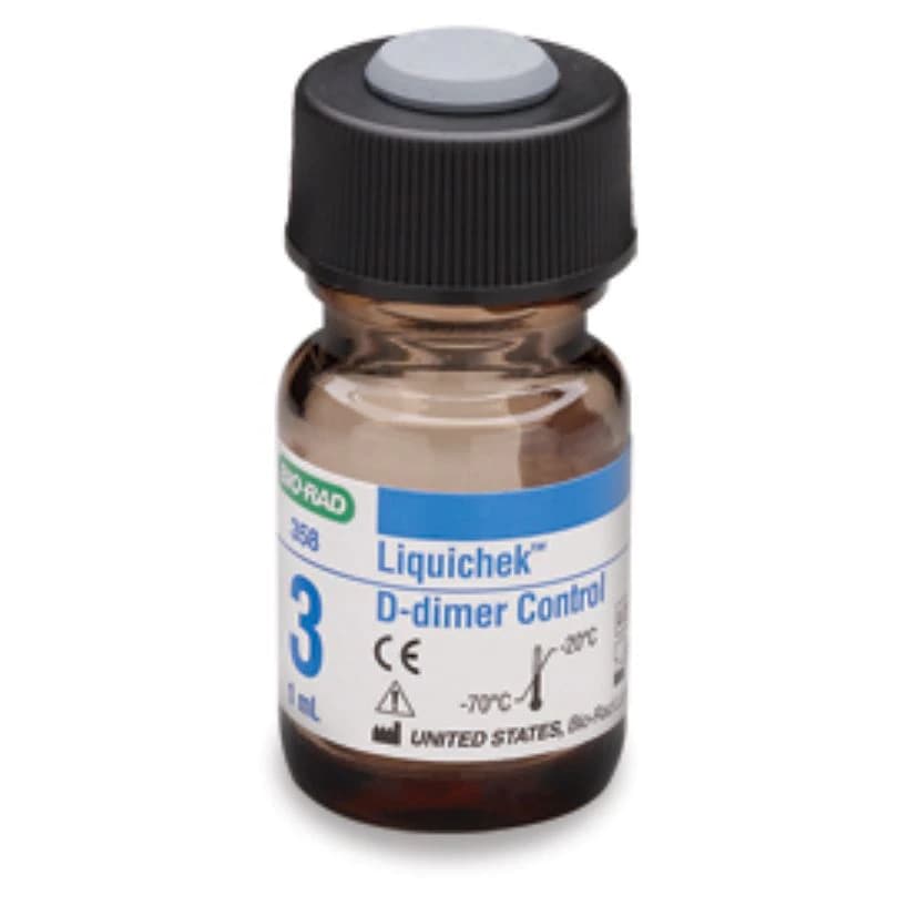 Liquichek D-Dimer Level 3 Control, 6 x 1 mL, Bio-Rad Laboratories - Liquichek D-Dimer Cntrl L3 - Image 1