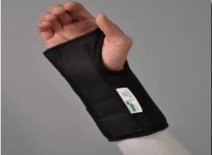 Exact Fit Deluxe Wrist Splint, Adult, Elastic, One Size, 8" - Splint Wrst Exact Fit Dlx 8" - Image 1
