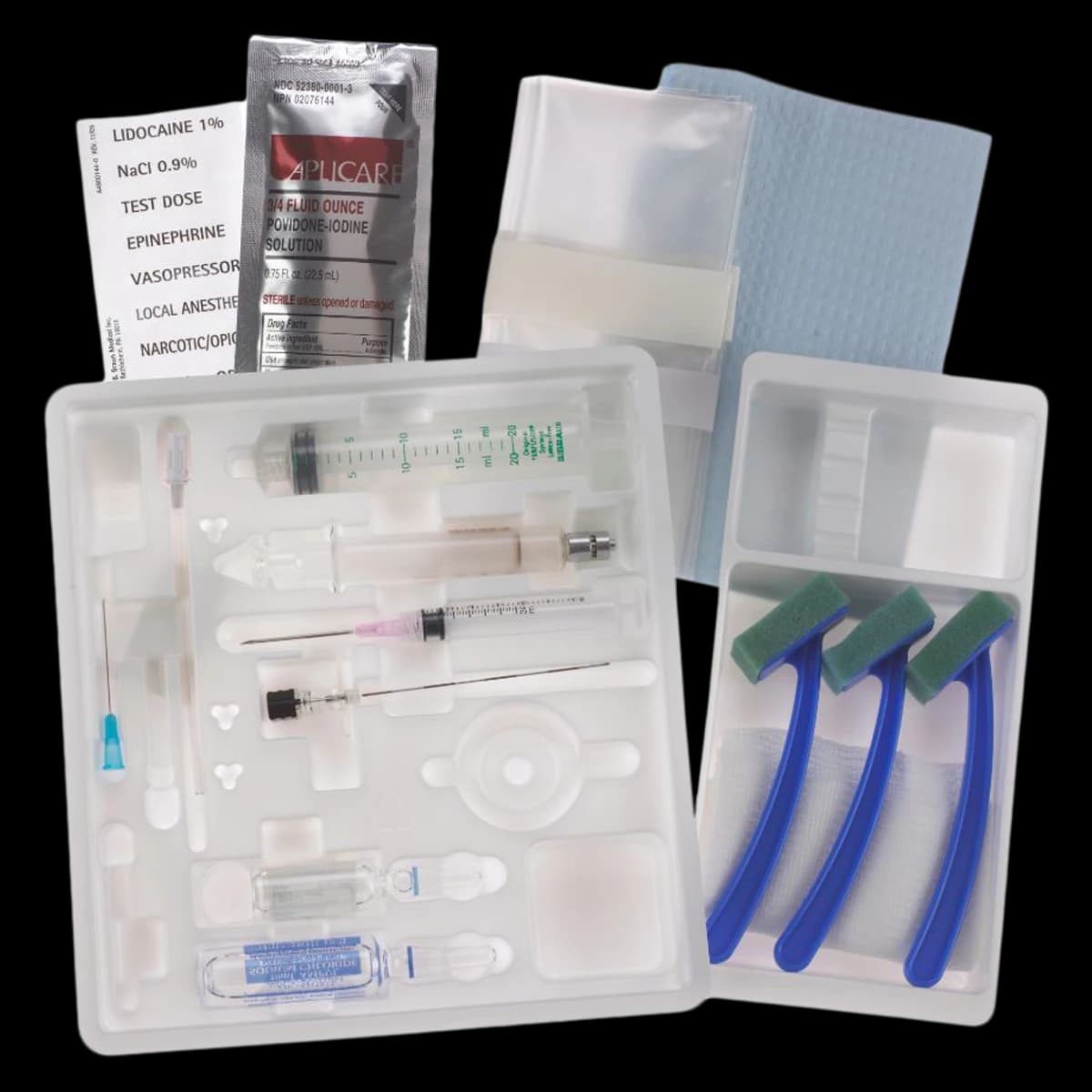 B. Braun Perifix Epidural Tray, Single Dose - Tray Epidural Sgle Dose - Image 1