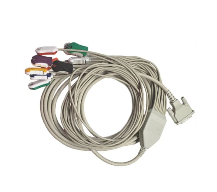 Schiller Snap Clip Adapter Cable, Type 3.5m, for Stress System - Snap Clip Adapter Type 3.5m - Image 1