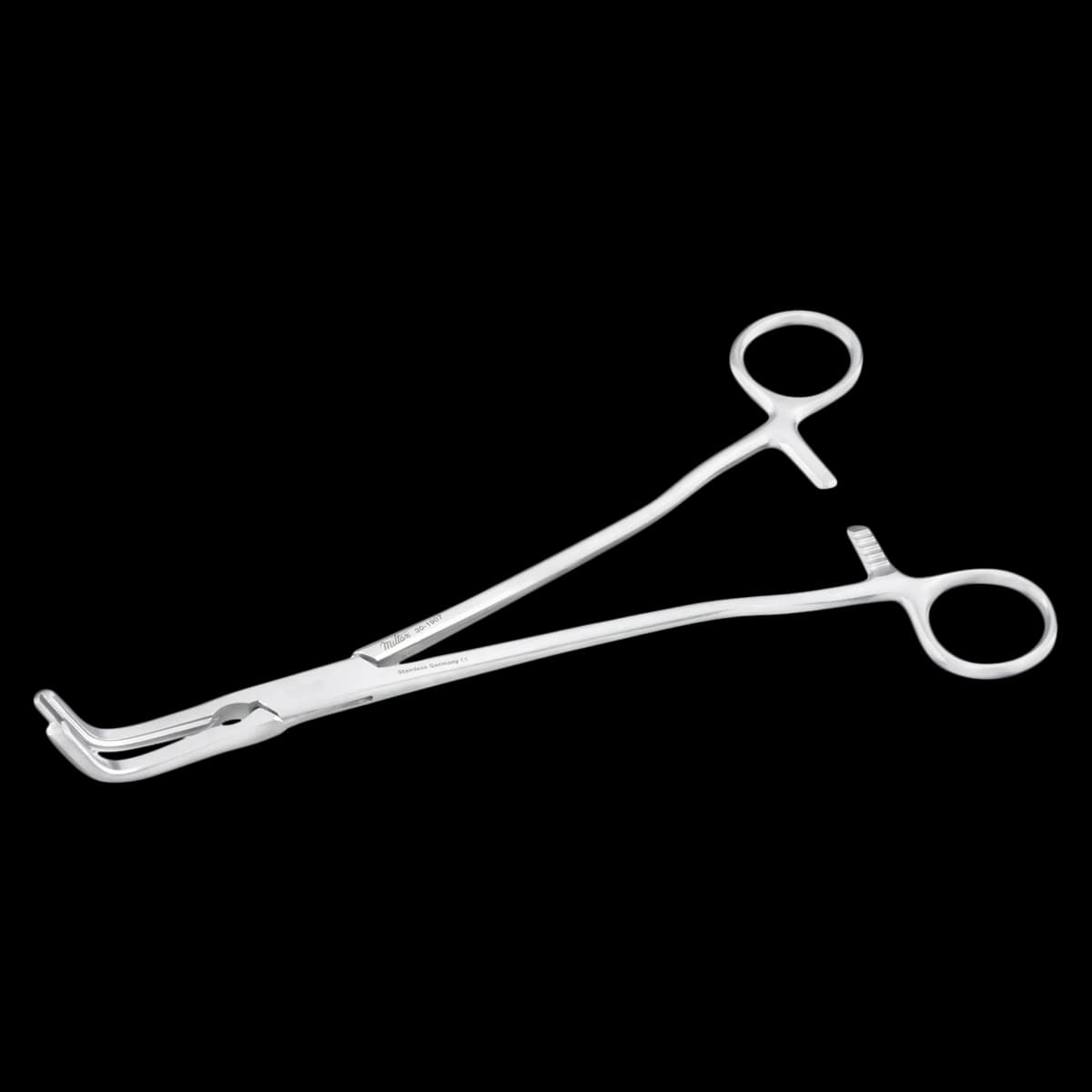 Miltex Z-Type Forceps, Angled 9-1/2" Hysterectomy-Parametrium - Miltex - Z-Type Forceps Ang 9-1/2 Hysterectomy-Parametrium - Image 1