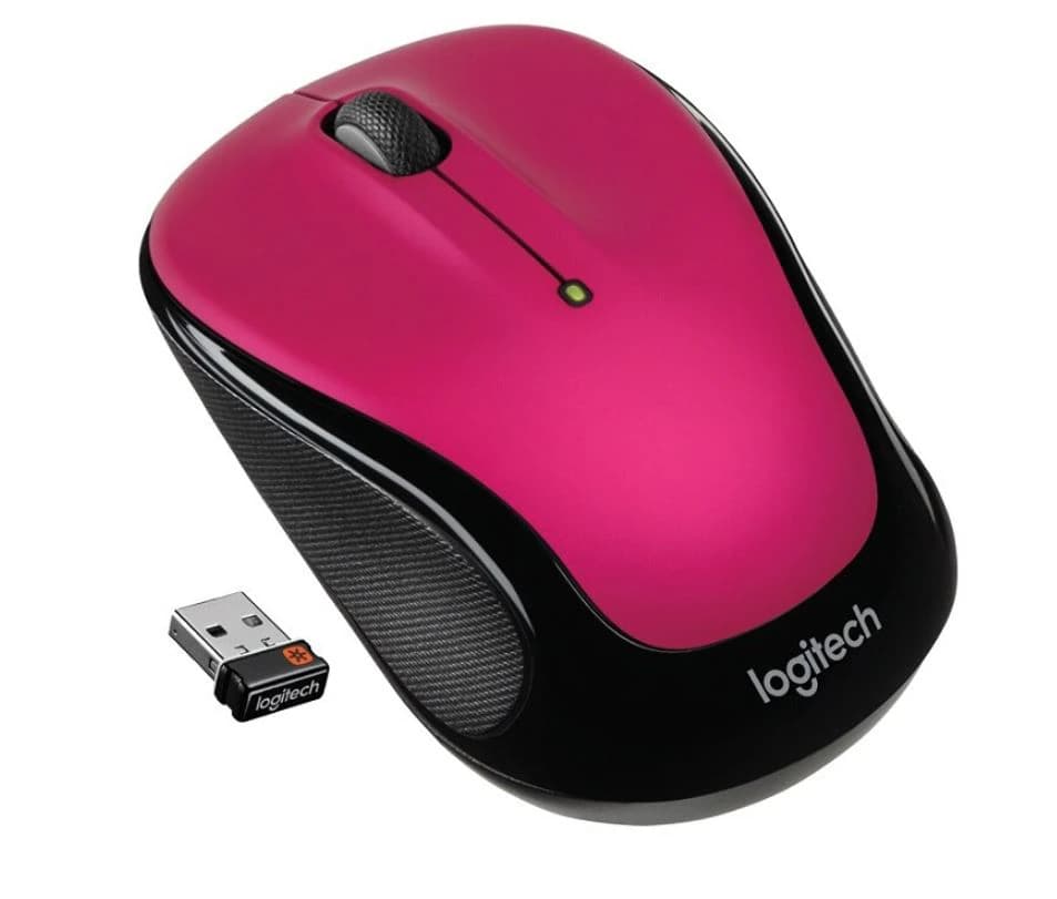 Logitech M325 Wireless Mouse, Pink, Each - Mouse Logitech Wireless - Image 1