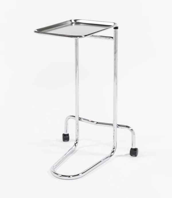 Blickman Built Mayo Stand, 2-Wheel, Chrome (Stand Instrument Mayo 2Whl Cr) - Stand Instrument Mayo 2Whl Cr - Image 1