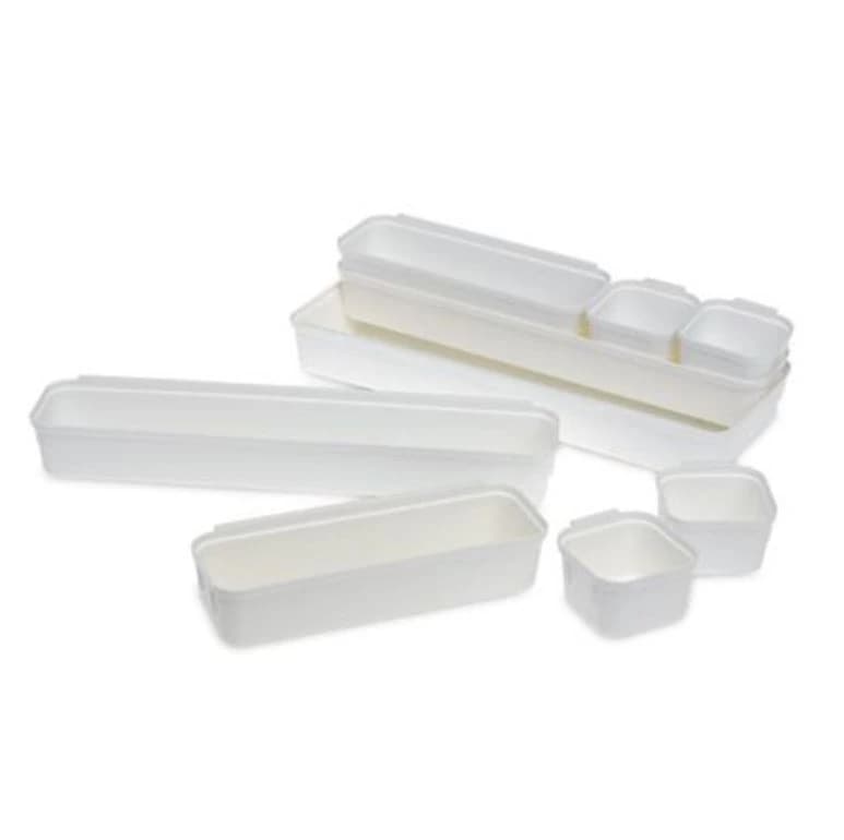 Marketlab Drawer Organizer, ABS Plastic, 15-1/2" x 3-3/4" x 3-3/16", Each - Organizer Drawer ABS Plastic - Image 1