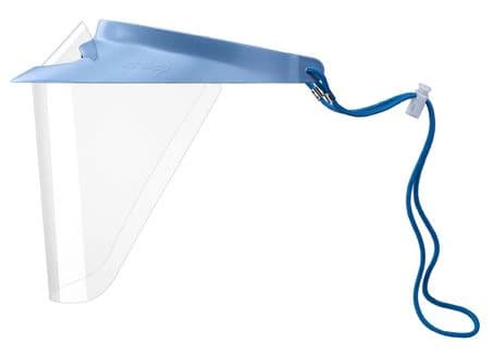 Opmed Disposable Visor Kit with 2 Shields and 1 Mini Shield, Ice Blue, Op-D-Op - Visor Kit w/2 Shields - Image 1