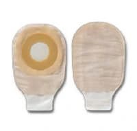 Hollister Premier One-Piece Drainable Ostomy Pouch, Beige, Pre-Sized/Mini - Pouch Drainable Porous Cloth - Image 1