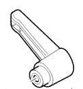 Midmark Handle Kit for Articulation (Black) - Handle Kit Articulation - Image 1