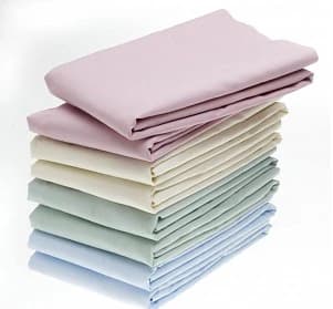 Medline T180 Pillowcase, 42 in x 40 in, 50% Cotton / 50% Polyester, Bone, Disposable, 72/Case - Pillowcase T180 Ctn/Poly Bone - Image 1