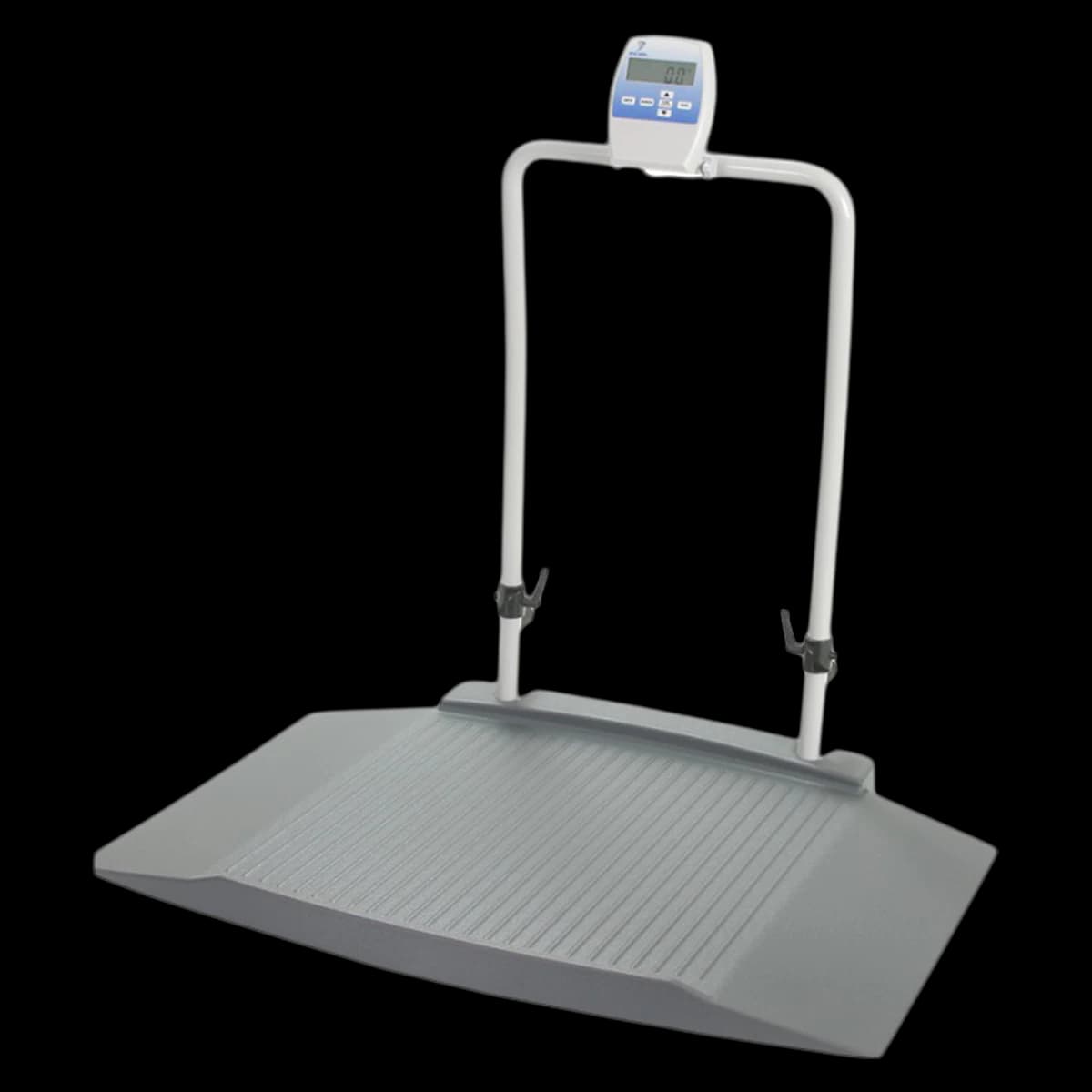 Doran Scales Wheelchair Scale with Rail, 800 lb Capacity - Scale Wheelchair Port w/Rail - Image 1