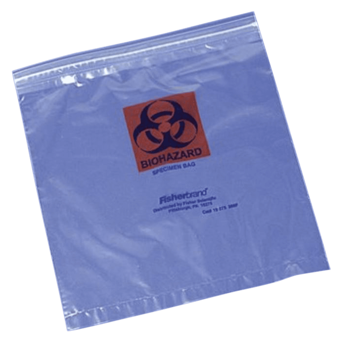 Fisherbrand Specimen Bag, Zip Closure, 6" x 10", 1000/Case - Bag Specimen Zip Closure - Image 1