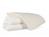Encompass Group Bleached White Bath Blanket, 72" x 90", 2 lb - Blanket Bath Bleached Wht 2lb - Image 1