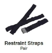 Pedigo Restraint Straps, Nylon with Buckle, 1 Pair - Straps Restraint Nyl w/ Buckle - Image 1