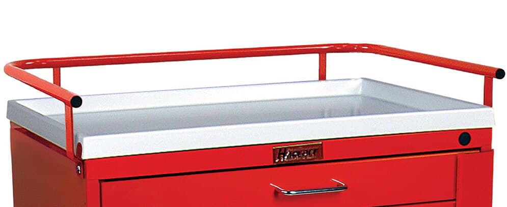 Harloff Manufacturing Rail Top for Crash Cart - Rail Top f/Crash Cart - Image 1