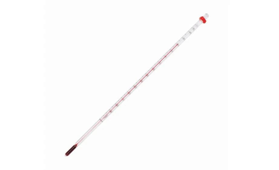 Fisherbrand Incubator Thermometer, Partial Immersion, 305mm, 0 to 70°C, ±1°C, Each - Thermometer Incubator Durac - Image 1