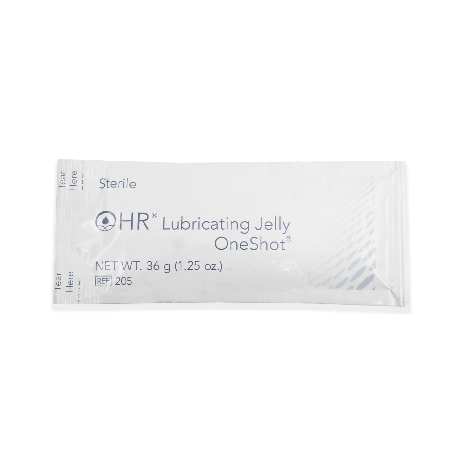 HR Healthcare One Shot Lubricating Jelly, 1.25 oz Packet, 48/Box - Lubricating Jelly Packet - Image 1