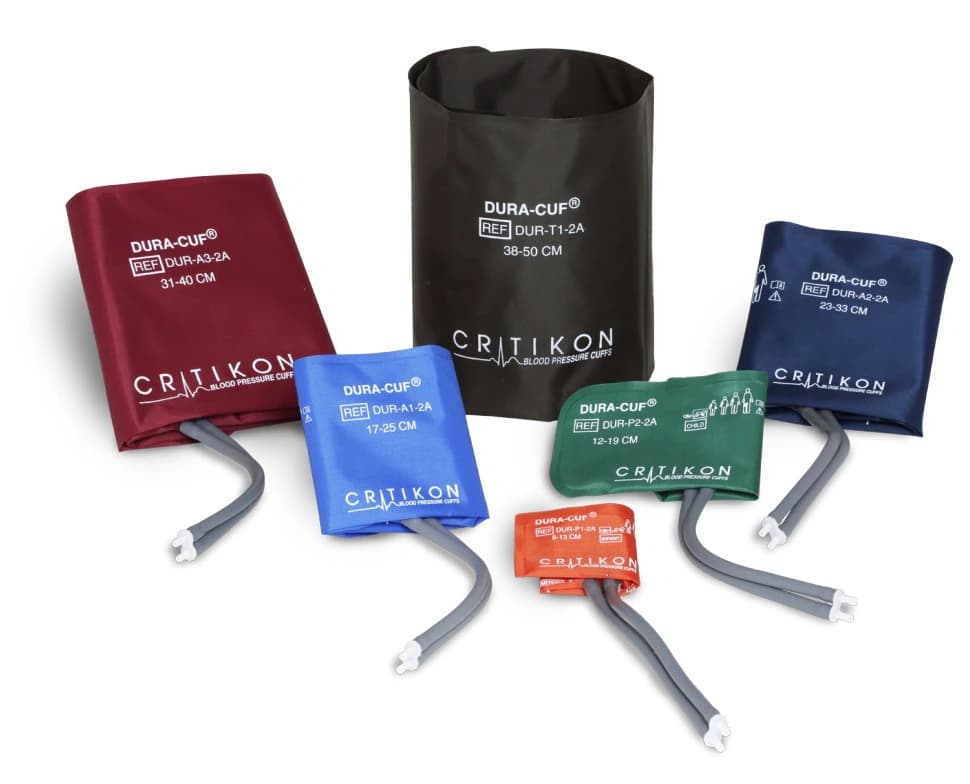 Critikon Dura-Cuf Blood Pressure Cuff, Adult Size D, 3/Pack - Cuff Blood Pressure Critikon D - Image 1